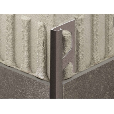 PROFILE FINITION CARRE 11MM QUADEC-AC 2,50 M STRUCTURE BRONZE