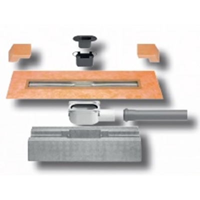 KERDI-LINE-H KIT CANIVEAU SANS GRILLE 80CM