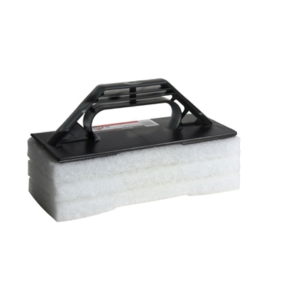 POIGNEE SUPPORT 25CM AVEC 3 ABRASIFS MIXTES SUPERPRO