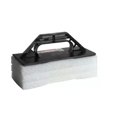 POIGNEE SUPPORT 25CM AVEC 3 ABRASIFS MIXTES SUPERPRO