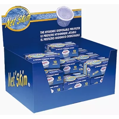 NET'SKIM BOITE 12 FILTRES-PRÉFILTRE POUR PISCINE ET SPA
