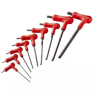 CLÉ À POIGNÉE EN L À TÊTE SPHÉRIQUE SÉRIE 67PT