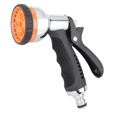 PISTOLET MULTIFONCTIONS 8 JETS METAL