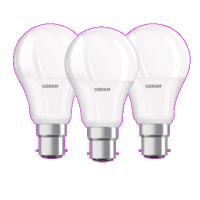 LOT 3 LED STANDARD 8,5W=60 B22 CHD DEP