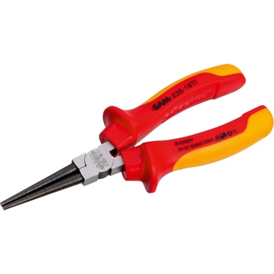 PINCE À BEC ROND ISOLÉE 1000V LONGUEUR 160MM