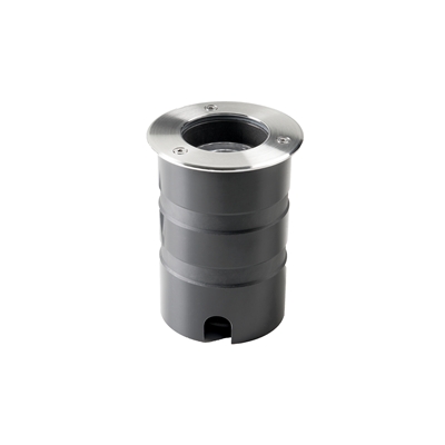 NEMO ENCASTRE DE SOL COLLERETTE ACIER 316L GRAPHITE GU10 CLASSE I IP67