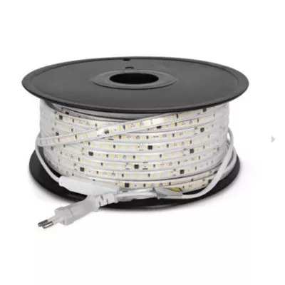 BOBINE RUBAN LED 2835 50M 8W 4000K IP65 + ALIM