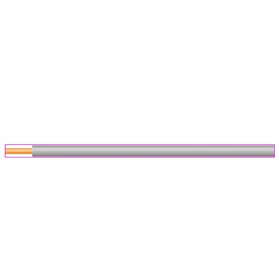 FIL RIGIDE DOMESTIQUE HO7 V-U 1.5MM² GRIS RL 100ML