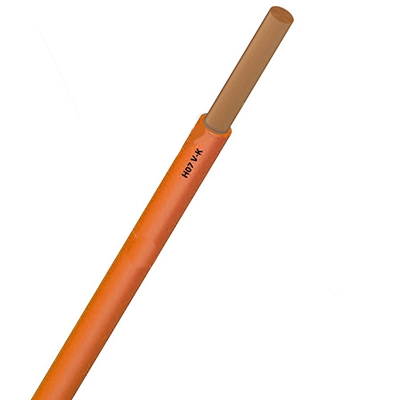 FIL SOUPLE HO7 V-K Ø 2,5MM² ORANGE