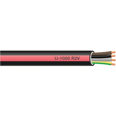 CABLE RIGIDE U-1000 R2V 4G1.5MM² C50