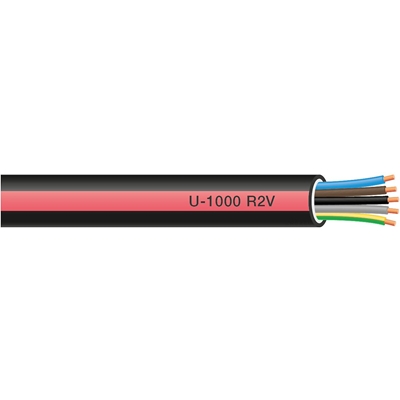 CABLE RIGIDE U-1000 R2V 5G1.5MM² C50