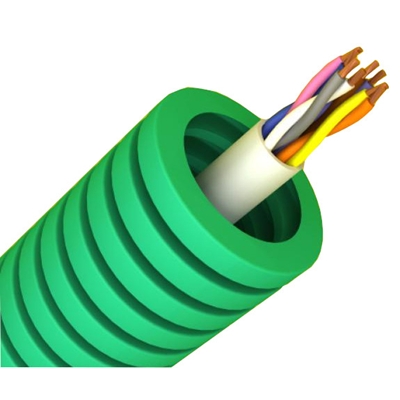 GAINE ICTA VERT PREFILEE Ø20MM (PTT 298 ADSL) LG 100M