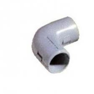 EQUERRE POUR TUBE IRL DIAM:20MM GRIS
