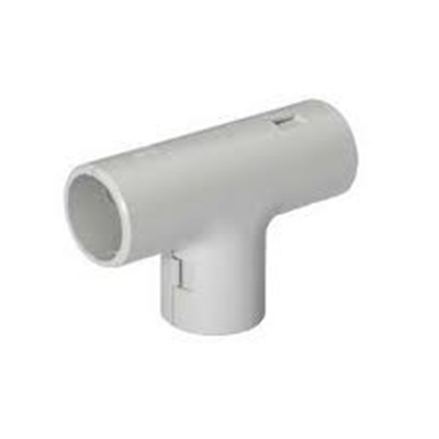 TE POUR TUBE IRL DIAM:25MM GRIS
