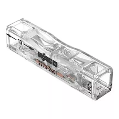 BORNE WAGO 2773 INLINE 2X4MM² RIGIDE