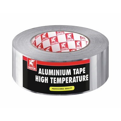ADHESIF ALUMINIUM 50MMX20ML ARGENT HAUTE T° 150°