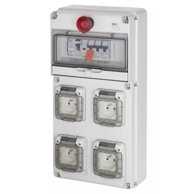 COFFRET Q-DIN 10 MONO 230V