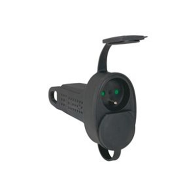 PROLONGATEUR MULTIPRISE CAOUT - ANNEAU DE SUSPENSION - NOIR