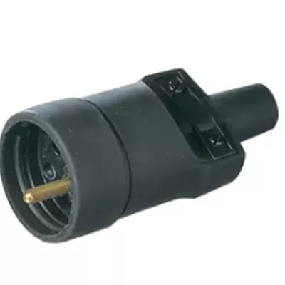 PROLONGATEUR CAOUTCHOUC NOIR 2P+T 16A