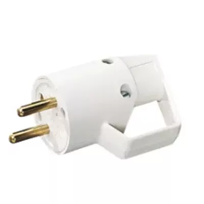 FICHE A COIFFE A  ANNEAU 2P+T 16A BLANC