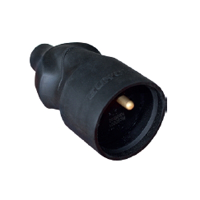 FICHE 2P+T 16A FEMELLE CAOU.IP40 SS BAGUE