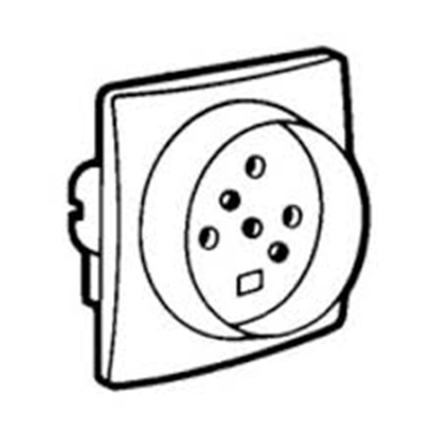 55457 SOCLE ENCASTRE 3P+N+T 20A