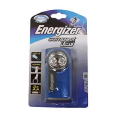 LAMPE DE POCHE BOITIER METAL COMPACT LED AVEC PILES 3LR6