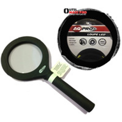 LOUPE GROSSISSANTE X3 LED 250LM +2AA  AQPRO