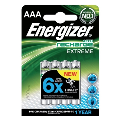 PILE RECHARGEABLE AAA 700MAH 1.2V NIMH PRECHARGEE ENERGIZER B4