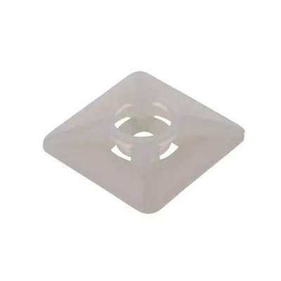 EMBASE CARREE BI-ADHESIF MM 27X27 NATUREL 100 PCS/SACHET