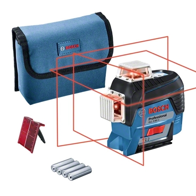 LASER LIGNES 3 PLANS 360° GLL 3-80 C + BM 1 PLUS + COFFRET L-BOXX