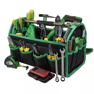 CAISSE OUTIL + OUTILLAGE ELECTRICIEN