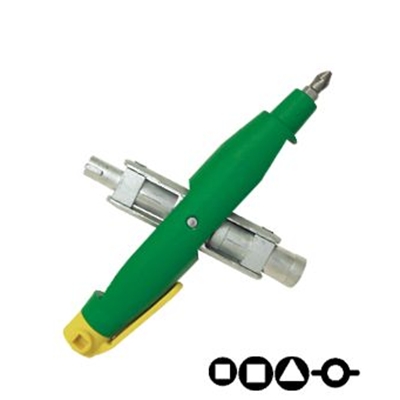 CLÉ EN CROIX  UNIVERSELLE EN FORME DE STYLO POUR ARMOIRES ÉLECTRIQUES