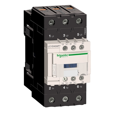 LC1D40AP7 CONTACTEUR 40A COMMANDE MOTEUR