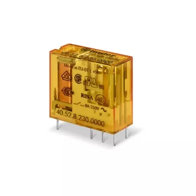 RELAIS CIRCUIT IMPRIME 2RT 8A 230V AC, AGNI